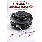 1 Adet Motorlu Tırpan Uyumlu Misina Başlığı Plastik Otomatik Tırpan Kafası Ot Motoru Ot &Ccedil;im Bi&ccedil;me Bı&ccedil;kı