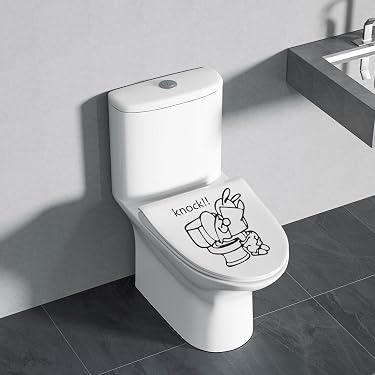 Stickers WC Panthère Noire - Décalcomanie Pour Abattant De Toilettes, Marque ADS