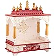 Kamdhenu art and craft Wooden Temple/Home Temple/Pooja, 4.33 Inch