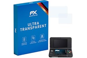 atFoliX Folia ochronna na ekran kompatybilny z Nintendo New 3DS 2015 Folia ochronna, ultralekki FX folia ekranowa (Zestaw 3)