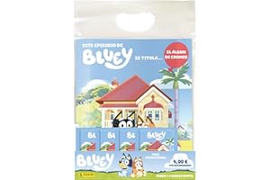 Bluey- Starter Pack, Color Azul (Panini España, S.A 004992speggss)