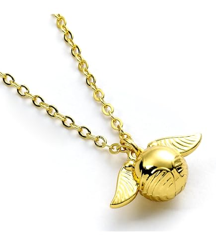 Cinereplicas Harry Potter Schokoladenfrosch-Halskette – 54 Cm, Offizielle Warner Bros-Lizenz, Goldfarben