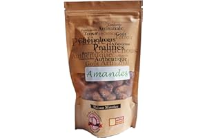 LES PRALINES À L'ANCIENNE Pralines à l’Ancienne - Pralines aux Amandes 300g - Véritables Chouchous Amandes Caramélisées - Friandise Artisanale - Sachet Encas Apéritif - Fabriquées en France