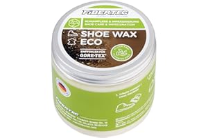 ‎FIBERTEC FIBERTEC Shoe Wax Eco, Schuhwachs zur Schuhimprägnierung und Lederpflege, bluesign Zertifiziert, farblos, 500ml