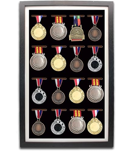 Espositore Per Medaglie In Legno Massello | Vetro Antigraffio Per Collezioni | Da Parete O Da Tavolo - Foto 11