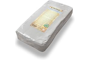 ‎CREATO Töpferton weiss 10 kg feinschmottiert