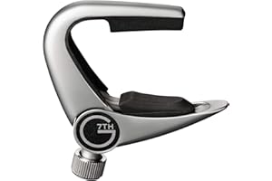 G7th Newport Partial Kapodaster #3 Chrom – Leichtes mit verstellbarer Spannung – Perfekter Kapodaster für Alternative Stimmungen auf Akustik- und E-Gitarren