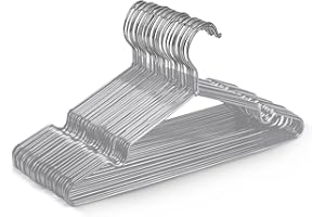 KEPLIN 20 Perchas de Metal con Revestimiento de Goma Tarea Pesada - Percha organizadora de Ropa Que Ahorra Espacio para Las Perchas del Armario (Gris)