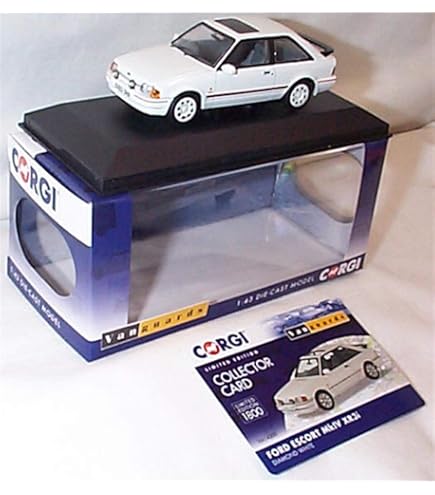 FORD ESCORT MKIII Xr3I 1982 Strato Silver Vanguards Va11017 1:43 Rhd