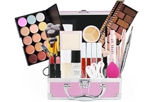 AMZTEMU Set de maquillaje para mujer, Make up set, Kit de Maquillaje Profesional, Cosmética Set de Regalo(21 PCS)
