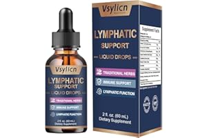 VSYLICN Lymph System Support Supplement - Lymph Cleanse Detox - Lymphatic Drainage Supplement with Dandelion Extract, Zine, Burdock Powder - Reduce Swelling and Cleanse Lymph