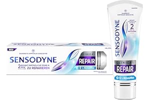 ‎SENSODYNE Sensodyne Clinical Repair Toothpaste for Sensitive Teeth with 5% NovaMin for Long-Lasting Relief, 75ml