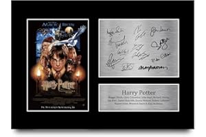 HWC Trading A4 Harry Potter Cast Daniel Radcliffe, Emma Watson Geschenke Geducktes Signiertes Autogramm Foto für Fans von Film Memorabilien - A4