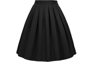 GRACE KARIN 1950 Annata a Pieghe Gonne Floreali Gonne Modello Full Swing Circle Gonne