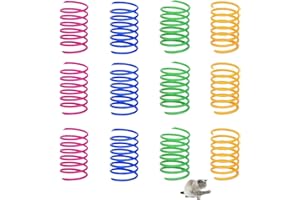 HHZZXCDH 28 Stück Spirale Spielzeug Katzen Spielzeug Katzenspielzeug Cat Spring Spielzeug für Katzen Breit Bunte Spiralfedern Katzenspielzeug Spiralfedern für Katzen Kätzchen Haustiere(zufällige Farbe)