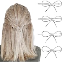 16 Kleine Metall-Haarklammern Goldfarben – Mit Süßen Motiven (Herz, Blume, Kätzchen Etc.), Rutschfest Für Frauen & Mädchen
