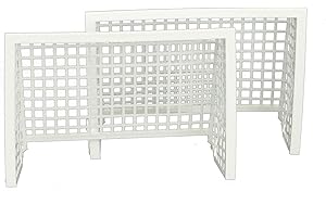 Tipp-Kick (Mieg) Lot de 2 Goals en Plastique, Blanc - Version Anglaise