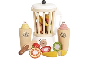 Le Toy Van TV296 Wooden Toy, Blender Set, Blue