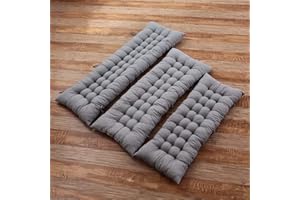 PROHEL Cuscino per panca a 2/3 posti rettangolare, per interni ed esterni, spesso e morbido, adatto per mobili da giardino, dondoli, chaise longue, sdrai, panche, 100 x 40 cm, grigio