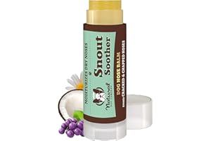 Natural Dog Company - Snout Soother | Dog Nose Balm for Chapped, Crusty and Dry Dog Noses, Organic, All Natural Ingredients 0.15oz Travel Stick