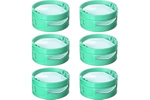 Vicloon 6 Stück Shark Anti-Geruchs-Kartusche, Geruchsneutralisierer Ersatz für Shark HZ3002 IZ862H IZ562H AZ3002, Geruchsneutralisator-Kartusche Ersatz für Shark Staubsauger (Grün)