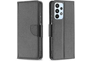 Thoankj Samsung A52 Flip Case, Galaxy A52s 5G Case Shockproof PU Leather Wallet Cover Litchi with Stand Magnetic Money Pouch Slim Folio Bumper Protective Phone Case for Samsung Galaxy A52 5G Black