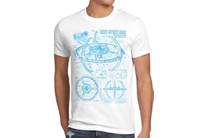 style3 Espacio Profundo Nueve Camiseta para Hombre T-Shirt