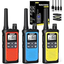 Walkie Talkie Professionali HT66 PMR446 - 16 Canali, USB-C, Senza Licenza, 2 Pezzi