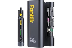 Fanttik F2 PRO Akku Multifunktionswerkzeug, starker Magnetmotor, Revostor-Hub, Rotationswerkzeug Set mit 5 Gang (25000 U/min), zum Schleifen, Polieren, 3D-Druck, Bohren, Schnitzen, Schneiden