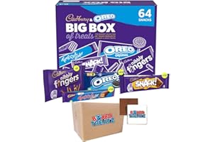 Cadbury & Oreo Big Box 64 Snacks, Nibbly Fingers x 8, Oreo Original x 23, Time Out Wafer x 18, Snack x 15, Party & Celebration Pack, Boxed Treatz