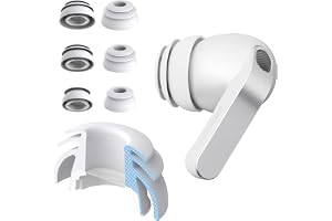 diofit Premium multifläns öronproppar för Galaxy Buds4 Pro, vit blandad (S/M/L)