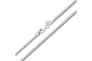 Amberta Collana da Uomo in Argento Sterling 925