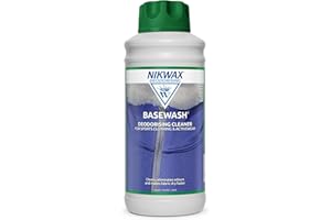 Nikwax BASE WASH, High Performance Deodorising Sports Fabric Cleaner & Conditioner, Cleans & Inhibits Odour Build-up