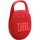 JBL Clip5, Bluetooth Hoparl&ouml;r, IP67, Kırmızı | Kablosuz hoparl&ouml;r, kompakt tasarım, su ge&ccedil;irmez, IP67, 7H &ccedil;alışma s&uuml;resi, USB,