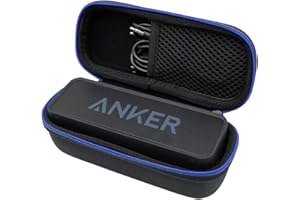 Duro Viaje Estuche Bolso Funda para Anker SoundCore&SoundCore 2 Altavoz Bluetooth Portátil, Altavoz inalámbrico Impermeable por GUBEE (Negro)