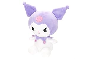 ColorBaby Kuromi Peluche Kawaii, 30 cm, Sanrio Oficial, Material Suave y Bandito, Color Rosa, Diseño Original, Peluche Grande, Adorable, para Regalo, decoración o colección, Fans Anime Kawaii (77710)