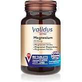 Validus Magnesium Complex Bisglycinate Sitrat Malat 200 Mg 60 Tablets