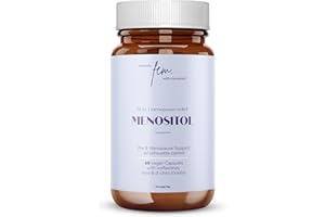 QSTA Inositol FEM Menositol 19 en 1 – Suplemento Integral para la Menopausia con Myo-Inositol, D-Chiro e Isoflavonas Naturales – Alivio de Sofocos y Síntomas Menopáusicos – Vitaminas Menopausia Mujer