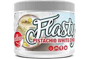#SINOB Flasty Geschmackspulver (Pistazie Weiße Schokolade) 1 x 250g Kalorienarmes Flavour Pulver mit Nur ca. 9 kcal pro Portion bringt es Leben in deinen Quark, Joghurt und vielem mehr.