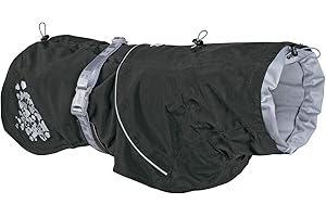 Hurtta Monsoon Coat, Dog Raincoat, Blackberry, 35 in