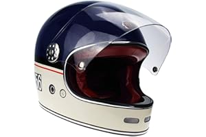 VIPER MOTO Viper F656 Complete Fibreglass Motorcycle CVIPER F656 Full Fibreglass Motorcycle Chopper Retro Cruiser Bobber Vintage Helmet Gringo ECE Approved Blue - blue - L