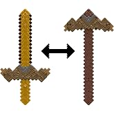 Minecraft 2'si 1 Arada Kılı&ccedil; ve Kazma, &ccedil;ocuklara uygun boyutta canlandırma oyunlarına y&ouml;nelik 2'si 1 arada d&ouml;n&uuml;şebilen oyunca