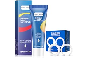 HENJUNU Phimose Salbe Männer,Phimose Korrektur Gel mit Phimosis Stretching Rings,Natürliche Kortisonsalbe,Korrekturgel für Vorhautverengung,Phimose Vorhautkorrektur Gel,Schnelle Und Sanfte,Wirksame Linderung