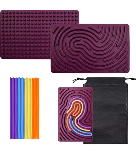 Sensorisch Activiteitenbord, Siliconen Fidget Speelgoed Met Reistas En 10 Strips Stil Bord Dubbelzijdig Sensoriek Voor Stress Angst Autisme Adhd 2128186283
