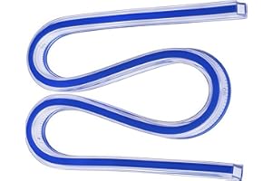LOOPUNK Regla curva flexible de 60 cm, regla redonda, herramienta de medida flexible para dibujar gráficos y diseños de vestidos.