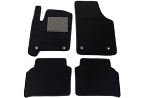 MTC AUTOMOTIVE Fußmatten für Opel Meriva A 2003-2010, passgenau, rutschfest, Absatzschoner aus Gummi, verstärkte Druckknöpfe