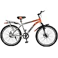 ROOTLINE Beat IBC 26T (Grey with Orange) IBC Mountain Bicycle/Bike Fornt Shocker, D/W Rim, Bottle Stand, Alloy Lever, Double Color, Sporty Frame, Double Disc BrakeK, Alloy Rim
