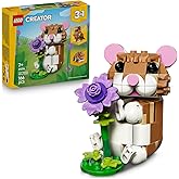 LEGO Creator 3&rsquo;&uuml; 1 Arada Sevimli Hamster ile &Ccedil;i&ccedil;ek 31376 &ndash; 7 Yaş ve &Uuml;zeri Kız ve Erkek &Ccedil;ocuklar i&ccedil;in Kirpi veya Kartala D&ouml;n&uuml;ş