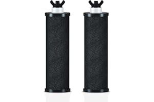 Purewell PB Black Reinigungselemente, Ersatzfilter für PB/BB8 Reinigungselemente und Schwerkraft-Wasserfiltersystem