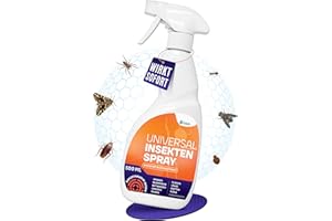 Universal Insektenspray 500ml – Insektenspray Wohnung gegen kriechende & fliegende Insekten – Ungezieferspray mit PT19 Wirkstoff – Effektiver Insektenvernichter Spray & Anti Insektenspray FUTUM